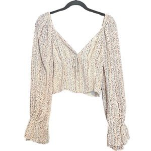 Baby Doll Pheasant Blouse with Zipper